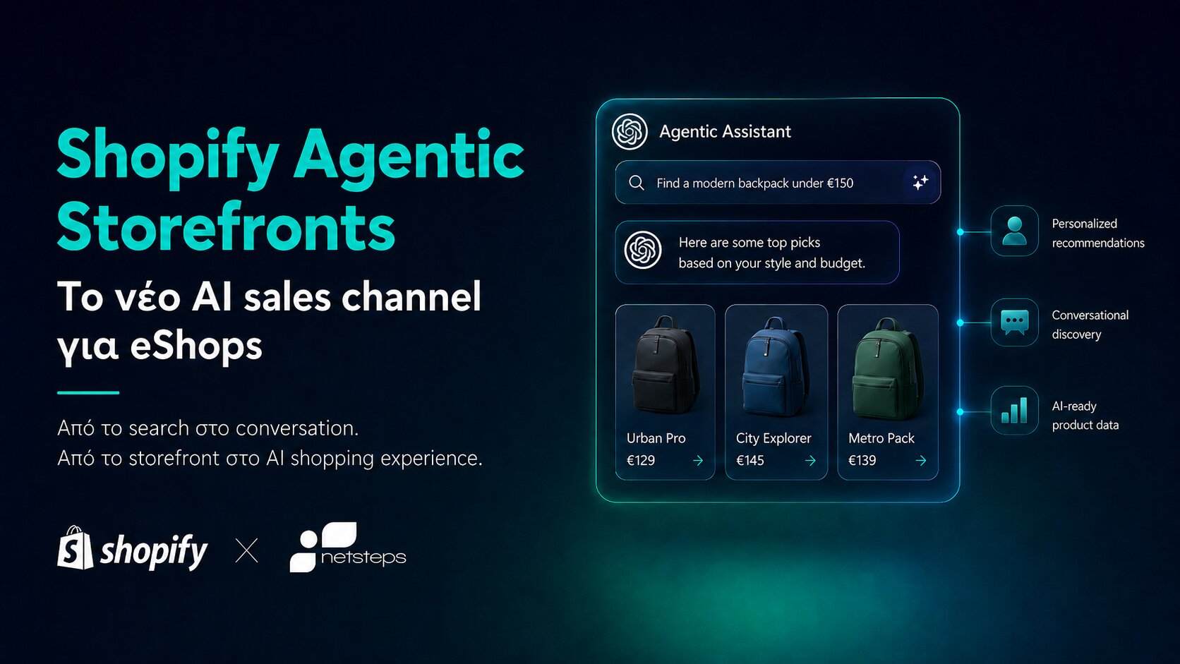 Shopify Agentic Storefornt Netsteps